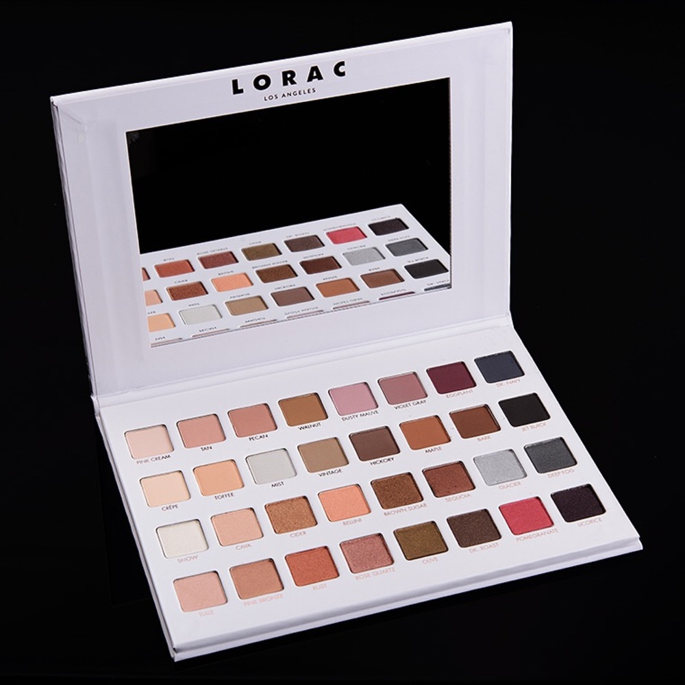 Lorac Pro Mega 3 Eyeshadow Palette - Swatched